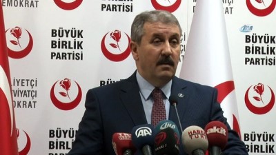  BBP lideri Mustafa Destici: 'BBP, Cumhur ittifakında yer alacak' 