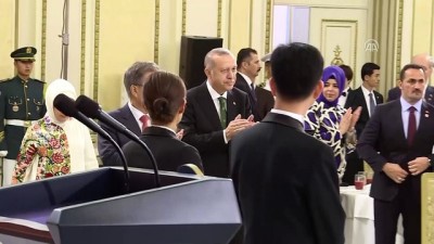 Cumhurbaşkanı Erdoğan onuruna yemek - SEUL 