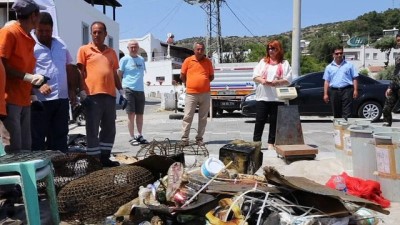 aluminyum -  Deniz dibi temizlik çalışmaları Gölköy’de devam etti Videosu