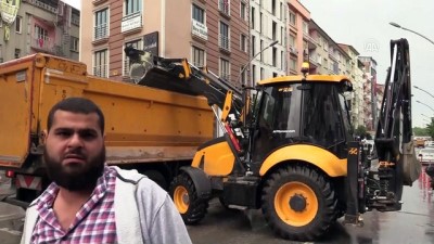 Dolu yağışı trafiği olumsuz etkiledi - MALATYA 