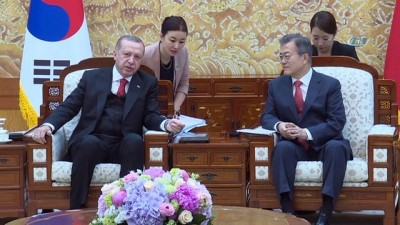 hung -  - Erdoğan, Moon ile ikili görüşme gerçekleştirdi  Videosu