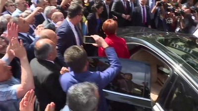 İYİ Parti Genel Başkanı Akşener YSK'ya geldi (2) - ANKARA 