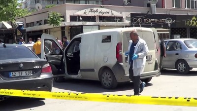 Özel şirkete ait para nakil aracı soyuldu - KONYA 