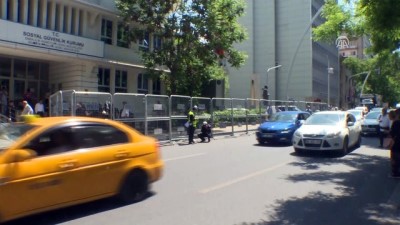 YSK önünde yoğun güvenlik önlemleri - ANKARA 