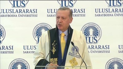 Cumhurbaşkanı Erdoğan: '(FETÖ) Burada okulları vardı, şimdi İngiliz bayrağı çektiler. Bunlar bu kadar Türk' - SARAYBOSNA