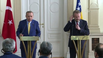 Cumhurbaşkanı Erdoğan: 'Temennim, bu altyapı yatırımları bölgenin barış iksiri olsun' - SARAYBOSNA 