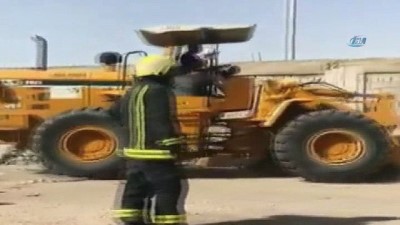 kisla -  - Suudi Arabistan ve BAE sınırında korkutan yangın  Videosu