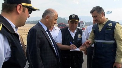 Vali Karahan, orman yangını ile ilgili açıklamalarda bulundu