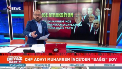 beyaz gazete - CHP'nin adayı Muharrem İnce'den 'Bağış' şov  Videosu