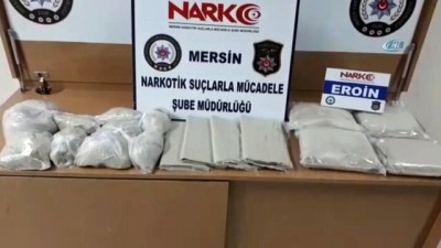 uyusturucuyla mucadele -  Mersin'de 15 kilo eroin ele geçirildi  Videosu