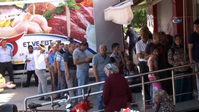 isaf -  Ucuz et almak için yarım saat sıra bekliyorlar  Videosu