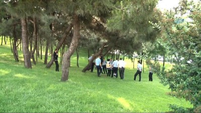 saglik ekibi -  Şişli’de ağaca asılı ceset bulundu  Videosu