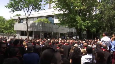 protesto - Ankara Barosundan HSK önünde açıklama - ANKARA Videosu