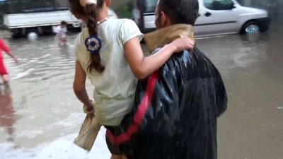 koprulu -  Salihli yarım saat yağan sağanak yağmura teslim oldu Videosu