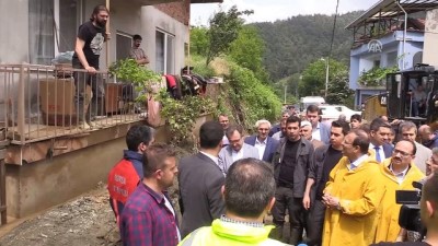 gecmis olsun - Başbakan Yardımcısı Hakan Çavuşoğlu sel ve heyelan bölgesinde - BURSA  Videosu