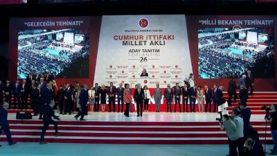 hatira fotografi - MHP'nin Seçim Beyannamesi ve Aday Tanıtım Toplantısı - ANKARA Videosu