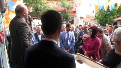  Seçim bürosunun açılış duasını Milletvekili İshak Gazel yaptı