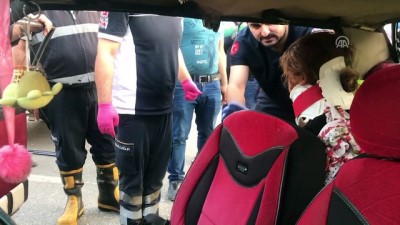 Trafik kazası: 1 ölü, 14 yaralı - GAZİANTEP