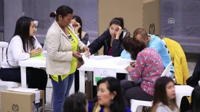 devlet baskani - Kolombiya, devlet başkanını seçiyor - BOGOTA  Videosu