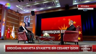 televizyon programi -  Cumhurbaşkanı Erdoğan: “Parlamentodaki sayı çok önemli, güçlü hükümet diyorsak güçlü meclis ile oluşturacaksınız”  Videosu