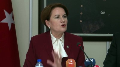 Akşener: '(Devlet Bahçeli) Eylemsiz doçent yancılık yapmaya devam etsin bilmediği işlere karışmasın” - ANKARA 