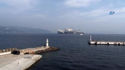 boru hatti -  Dünyanın en büyük inşaat gemisi Çanakkale Boğazı'ndan geçti  Videosu