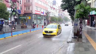 Isparta'da sağanak 
