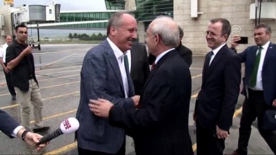 caga - Kılıçdaroğlu ve İnce, havalimanında karşılaştı - ANKARA Videosu