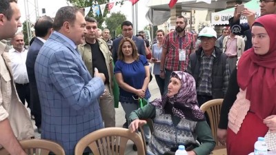 yagmurlu - Manisa'da toplu temel atma töreni -  Orman ve Su İşleri Bakanı Veysel Eroğlu Videosu
