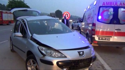  Bursa-Ankara kara yolunda kaza 6 yaralı