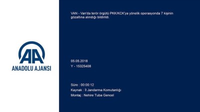 dizustu bilgisayar - Terör operasyonu - VAN  Videosu