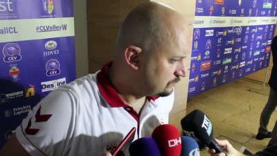 Voleybolda maçın ardından - Galatasaray Antrenörü Güneyligil - BÜKREŞ