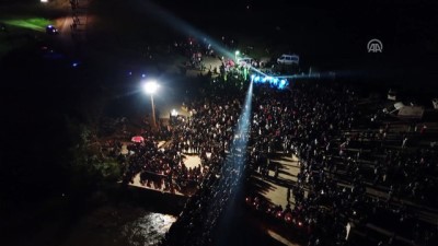 genc kizlar - Dilekler Tunca Nehri'ne bırakıldı - Drone görüntüsü - EDİRNE  Videosu