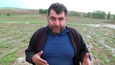 siddetli yagis - Dolu, ekili alanlara zarar verdi - YOZGAT Videosu