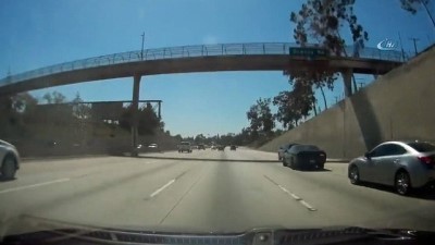  - Fırlayan plaka cipin ön camına isabet etti 