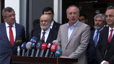 CHP'nin Cumhurbaşkanı adayı İnce'den Karamollaoğlu'na ziyaret - ANKARA