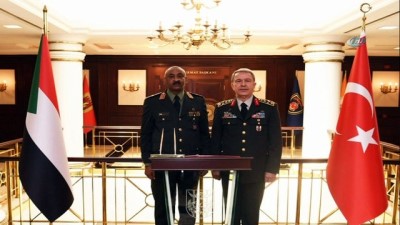  Genelkurmay Başkanı Hulusi Akar, Sudanlı mevkidaşı ile görüştü 