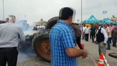 kalaba -  Traktör gösterisi canından ediyordu  Videosu