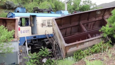 yuk treni - Tren kazası - MALATYA  Videosu