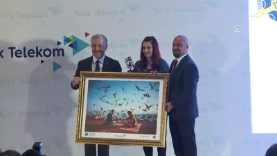 odul toreni - TFMD 'Türk Telekom Yılın Basın Fotoğrafları 2018' ödül töreni - Bakan Arslan - ANKARA Videosu