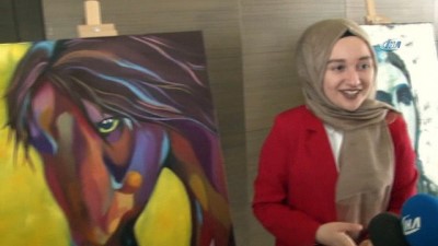 ebru sanati -  Arnavutköy Belediyesi Sanat Akademisi 3'üncü mezunlarını verdi Videosu