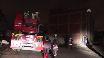 mahsur kaldi - Başkentte üç katlı binada çökme tehlikesi  Videosu