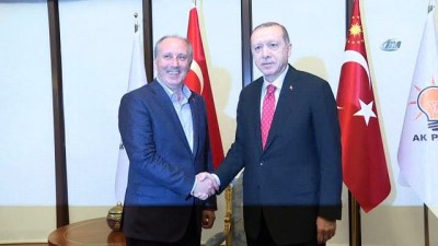  Cumhurbaşkanı Erdoğan, Muharrem İnce’yi kabul etti