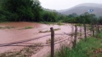  Gercüş’te arı kovanları sular altında kaldı 
