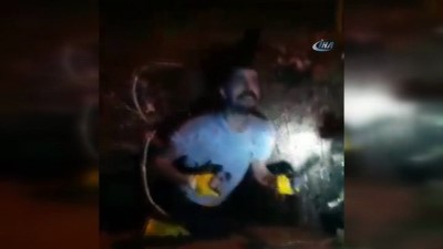 bogulma tehlikesi -  - Menfezde yavru köpek kurtarma operasyonu  Videosu