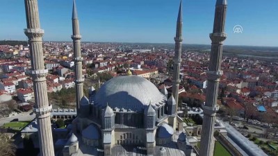 mahya - Selimiye Camisi'nin mahyaları hazır - EDİRNE  Videosu