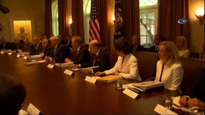 kabine toplantisi -  - Trump: “iran'a Nükleer Programına Başlamamasını Tavsiye Ediyorum” Videosu