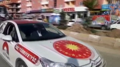 genel baskan adayi -  Erdoğan’a destek için yollarda  Videosu
