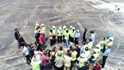  Çukurova Bölgesel Havalimanı havadan görüntülendi