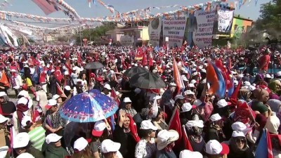 anamuhalefet - Cumhurbaşkanı Erdoğan: 'Gördük ki, bir ayda Muharrem de başımıza kesildi bir küçük Kılıçdaroğlu' - DENİZLİ Videosu